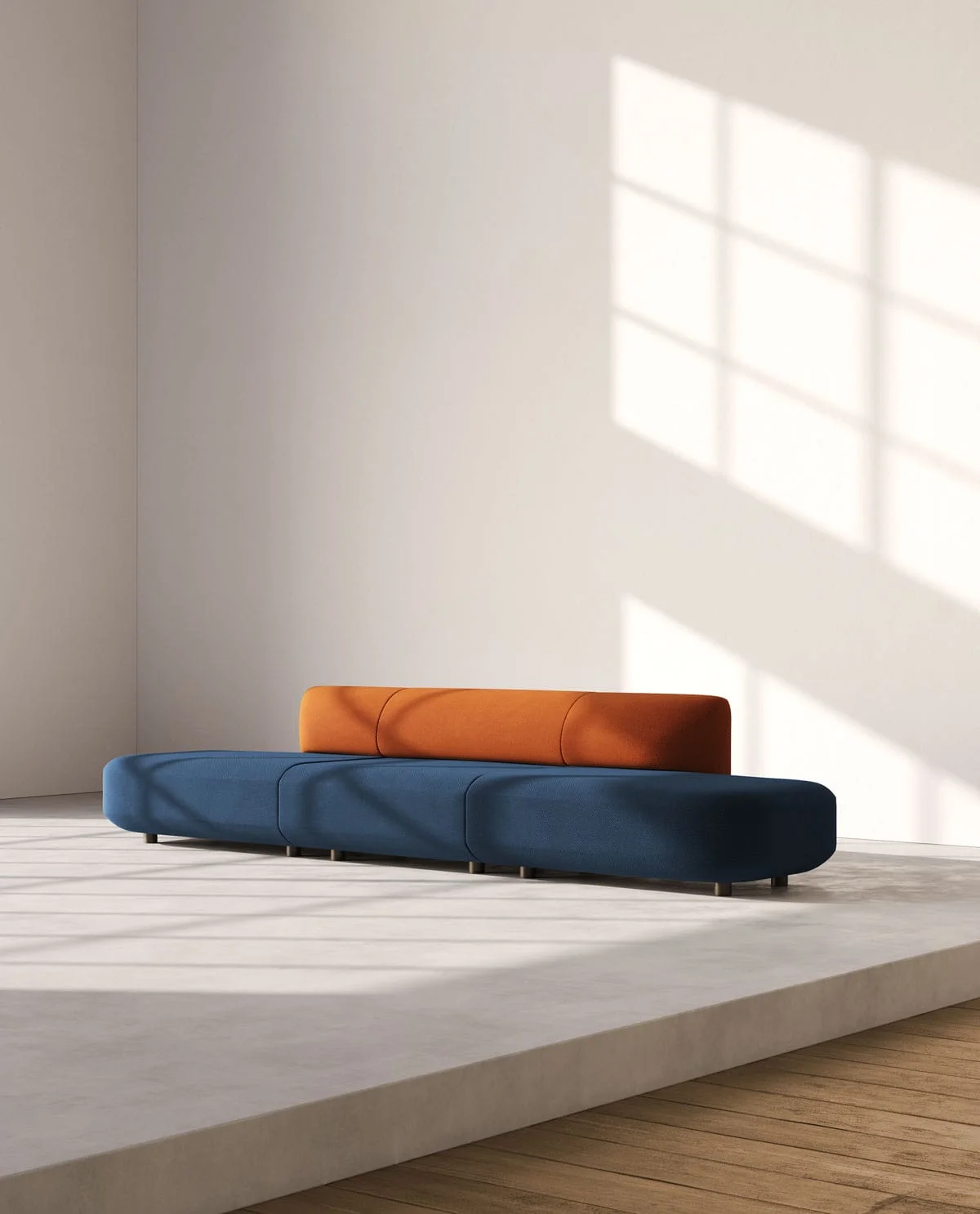afina divano modulare di design per sala attesa