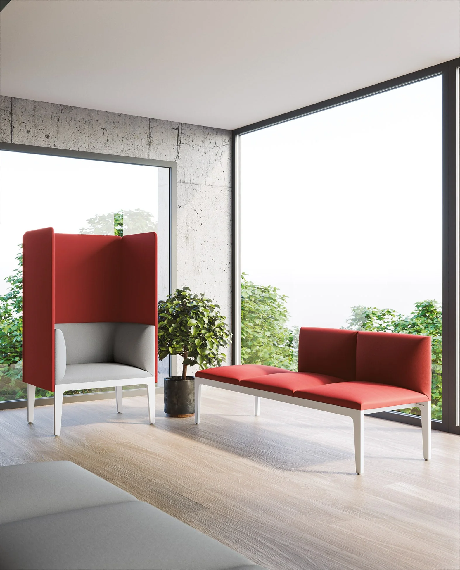 Modern Office Sofas for Waiting Room - Alplus Frezza