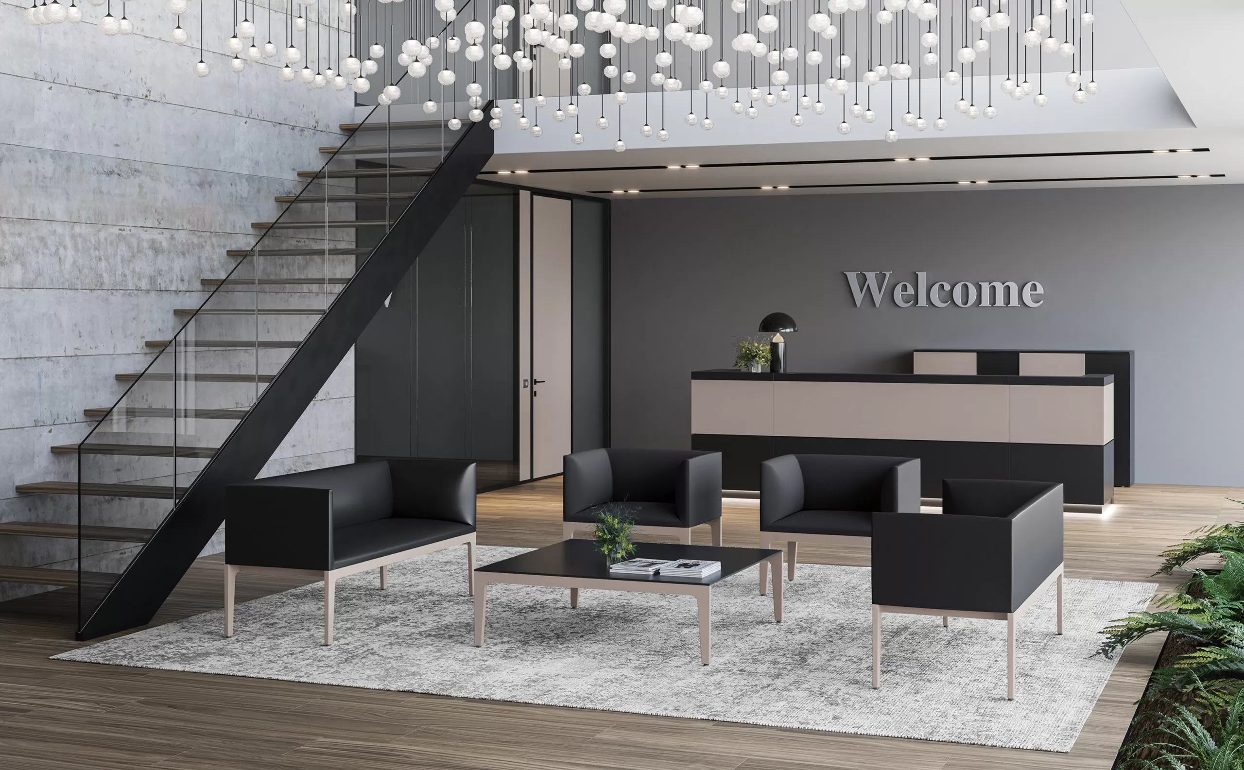 Modern Office Sofas for Waiting Room - Alplus Frezza