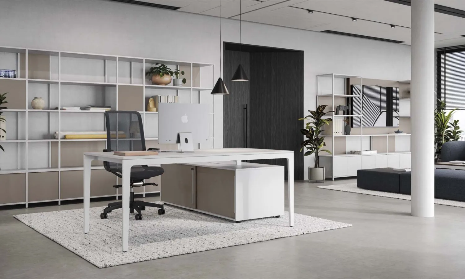Modern Executive Desk - Alplus Frezza