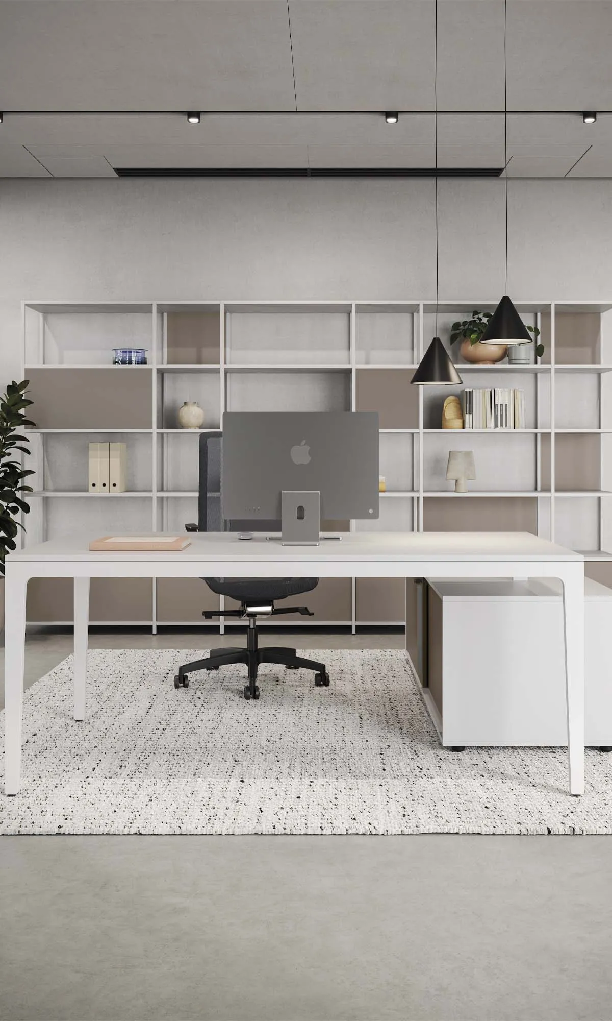 Modern Executive Desk - Alplus Frezza