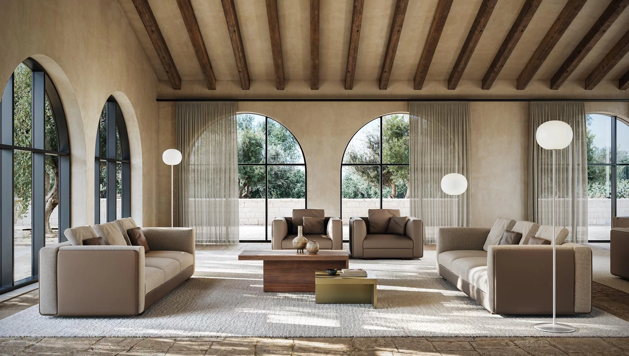 Waiting Room Sofa and Office Sofa. Leather and Eco-Leather