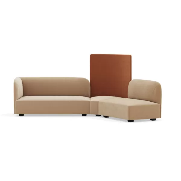 Designer Waiting Room Sofas with Poufs and Armchairs - Alplus