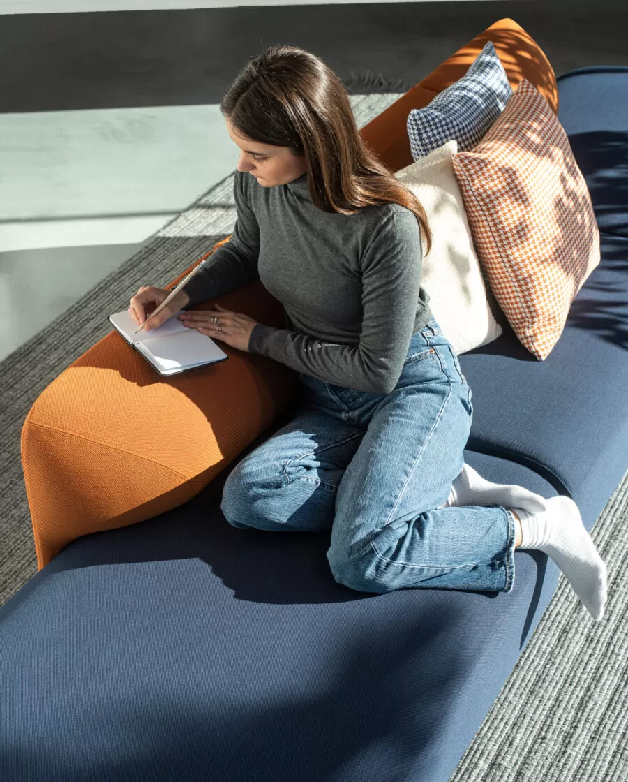 divano modulare componibile di design