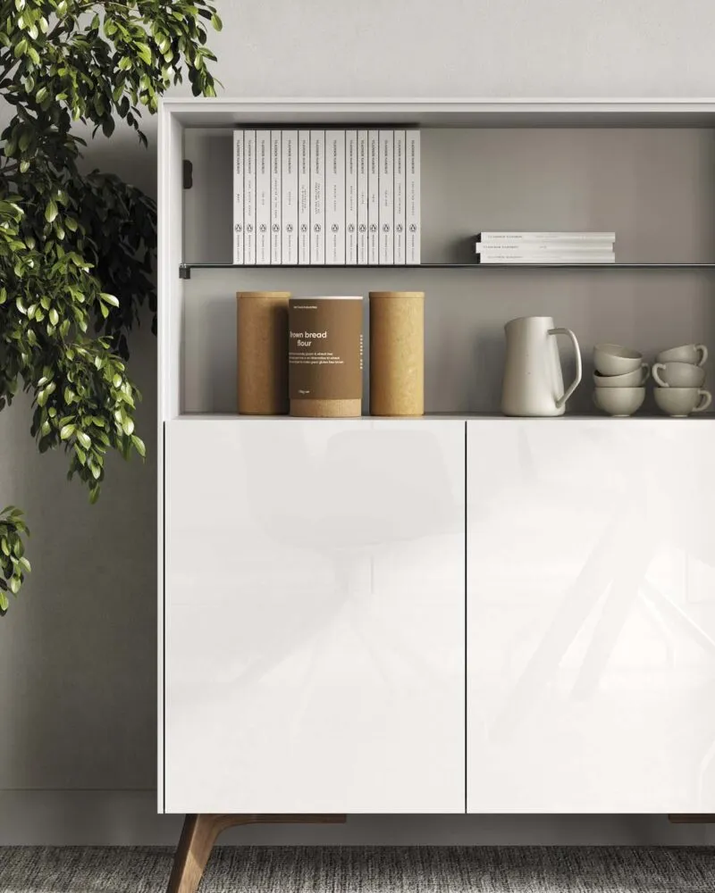 Frezza office storage furniture with cabinets, pedestals and sideboards in a modern workspace