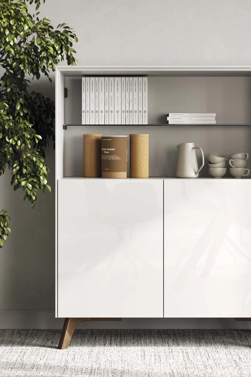 Frezza office storage furniture with cabinets, pedestals and sideboards in a modern workspace