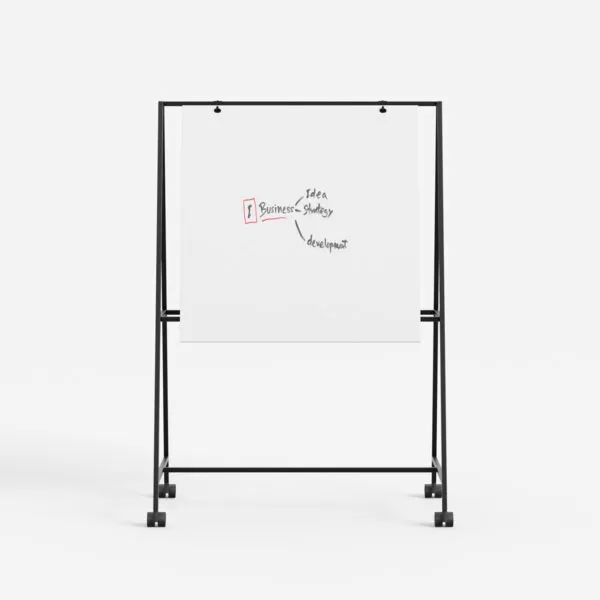 Blackboard on Wheels and Monitor Holder for Office - Agile
