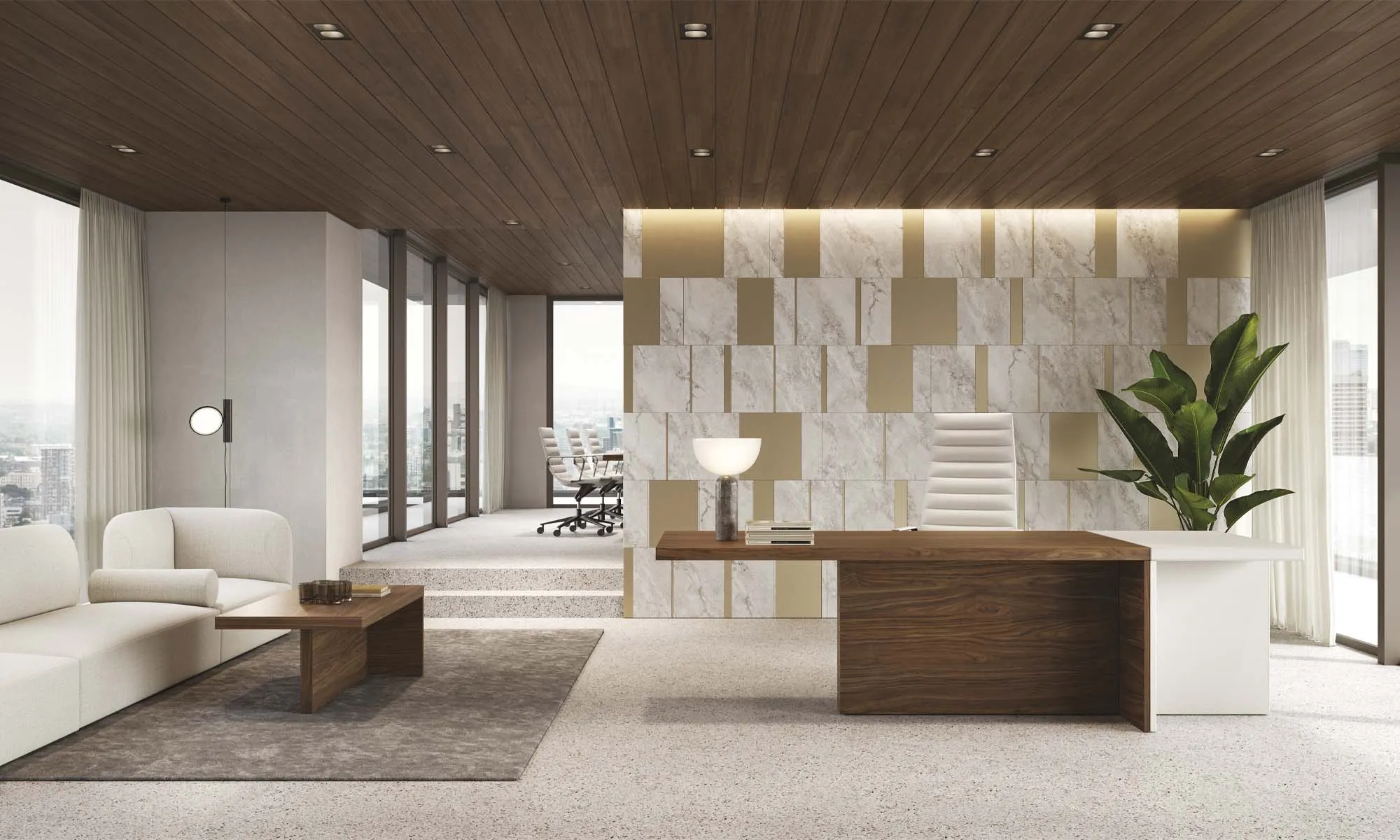 Presidential Office Desk and Executive Desk - Mux70 Frezza