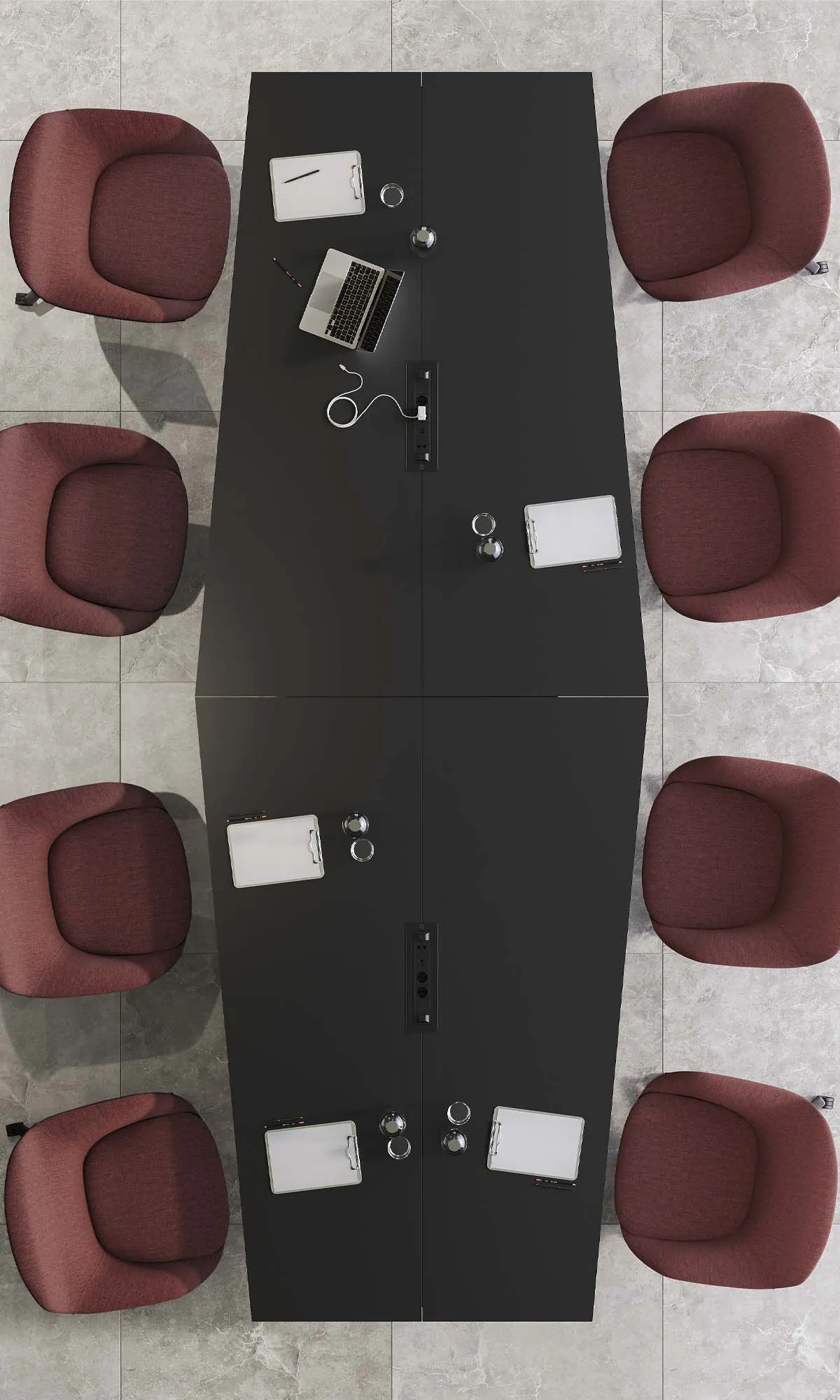Office Meeting Table Design by Stefano Boeri Interiors