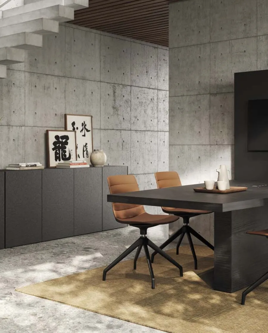 Office Meeting Table Design by Stefano Boeri Interiors