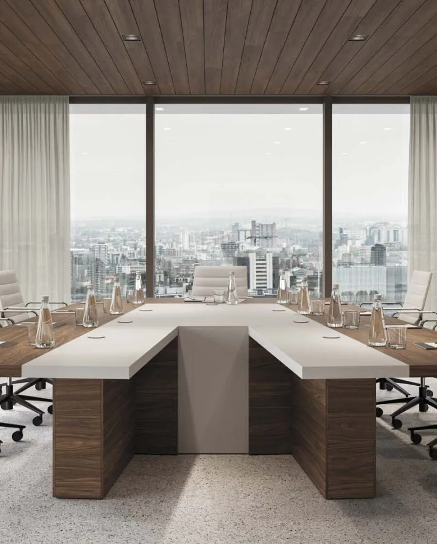 Office Meeting Table Design by Stefano Boeri Interiors