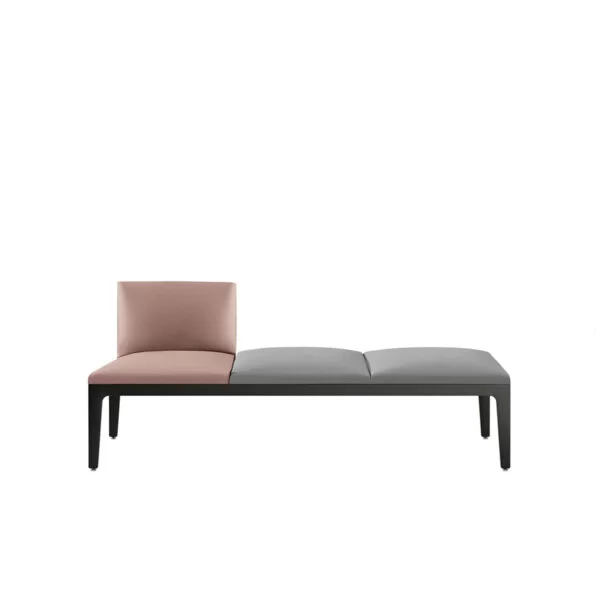 Panca imbottita moderna di design Alplus Frezza