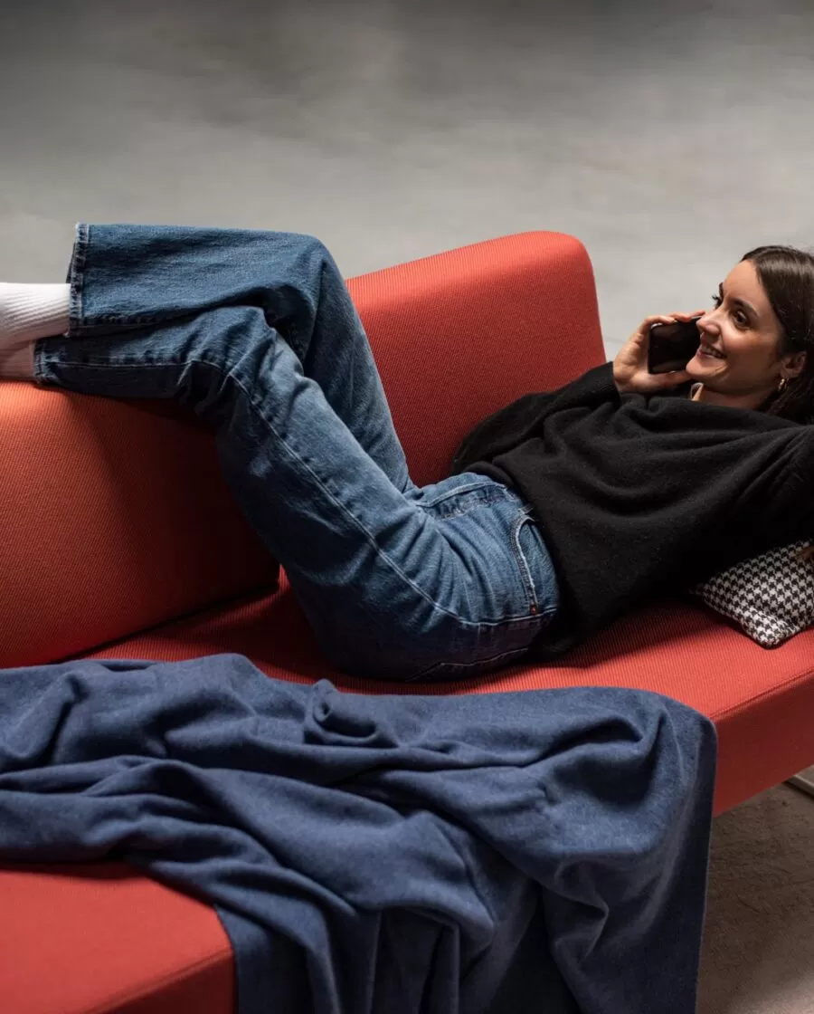 Office Bench Seating. Designer Upholstered Bench - Fedra