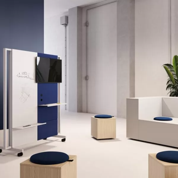 Mobile Partition Panel on Wheels - Mediawalk