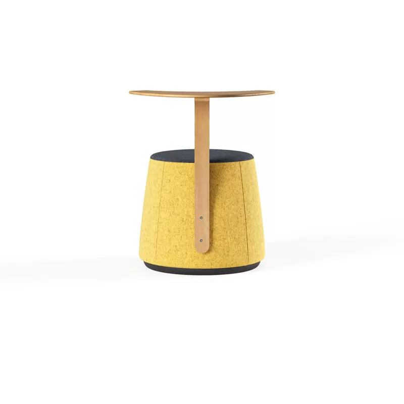 pouf con tavolino integrato per ufficio studio di desing