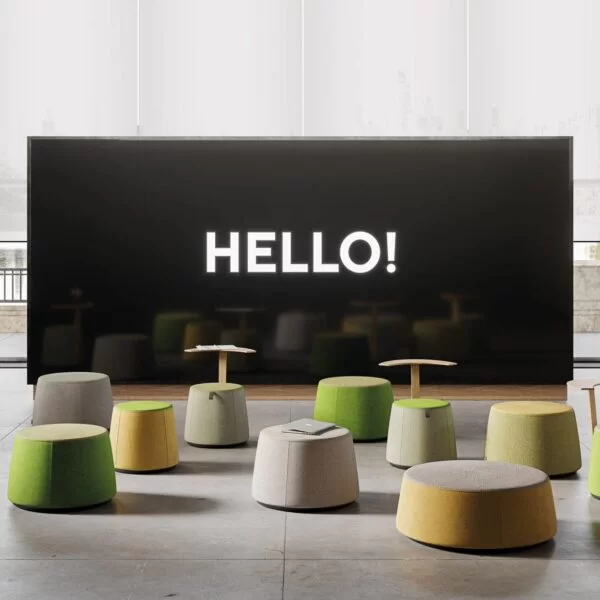 C1.8 is a collection of Design office Pouf that helps people connect and stimulate creativity in the Office. Frezza