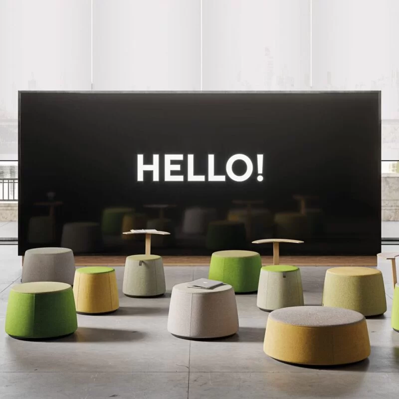 C1.8 is a collection of Design office Pouf that helps people connect and stimulate creativity in the Office. Frezza