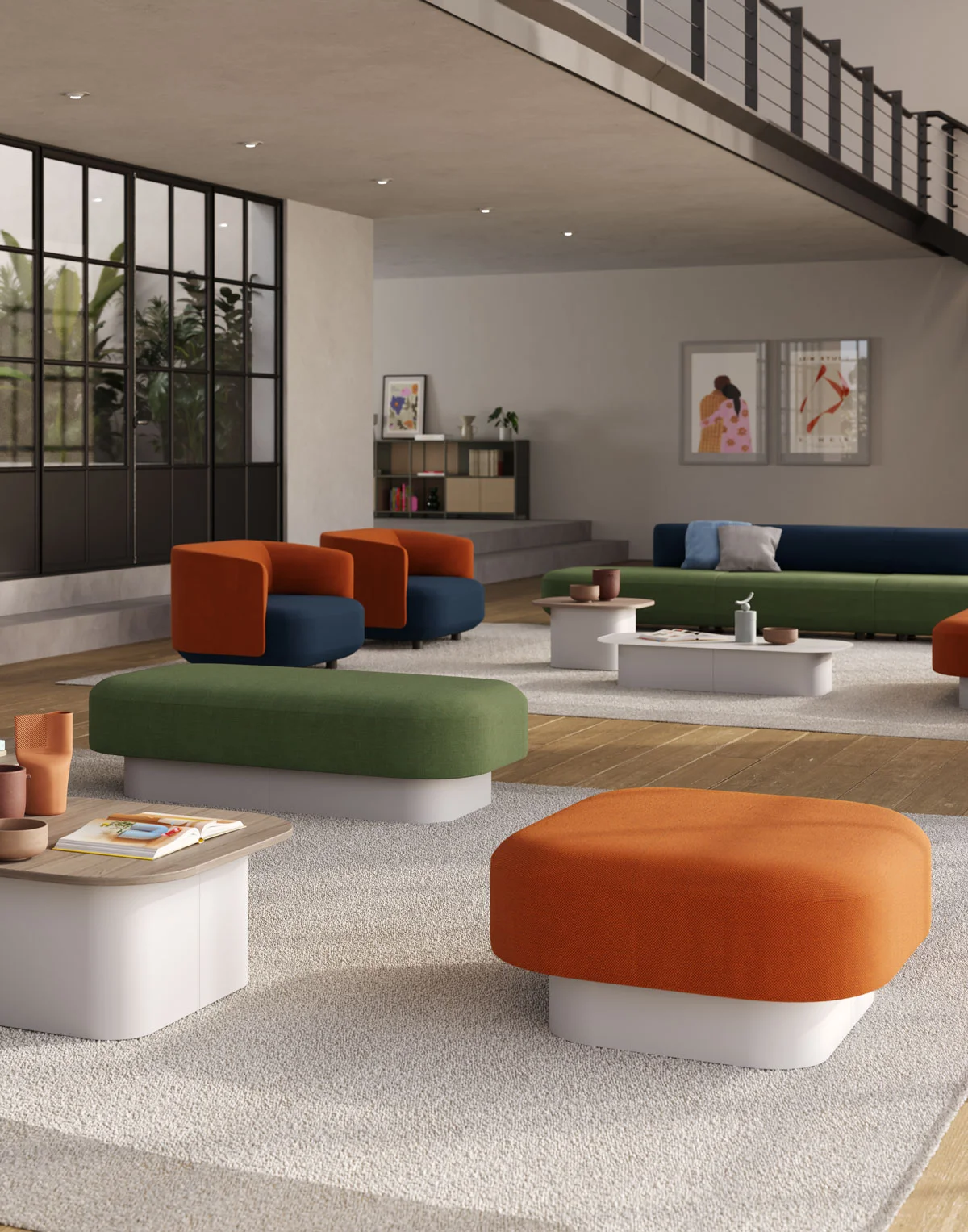 Design Pouf that becomes Sofa, Chair and Table - Afina