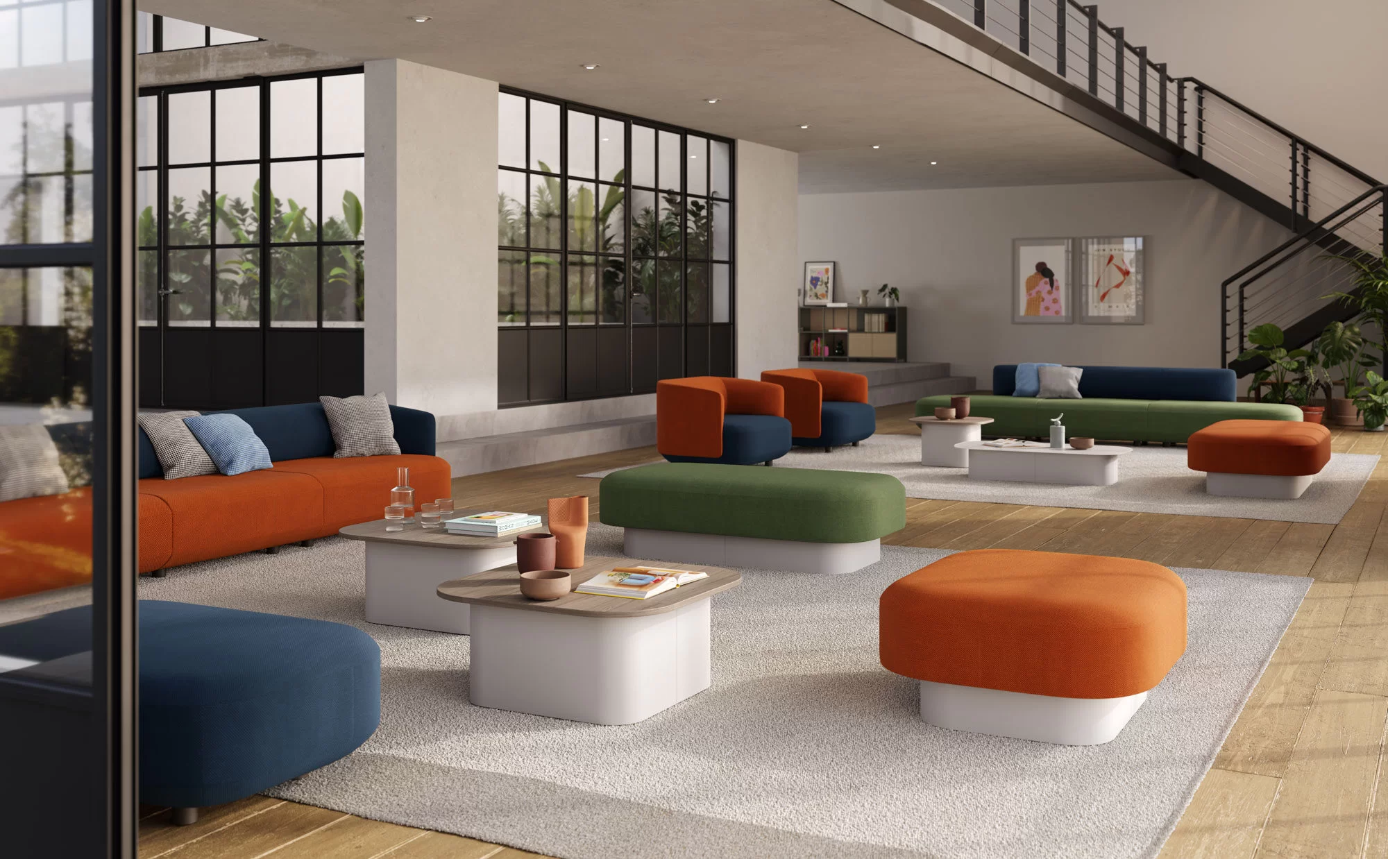 Design Poufs for Office, Waiting Room and Hall - Frezza