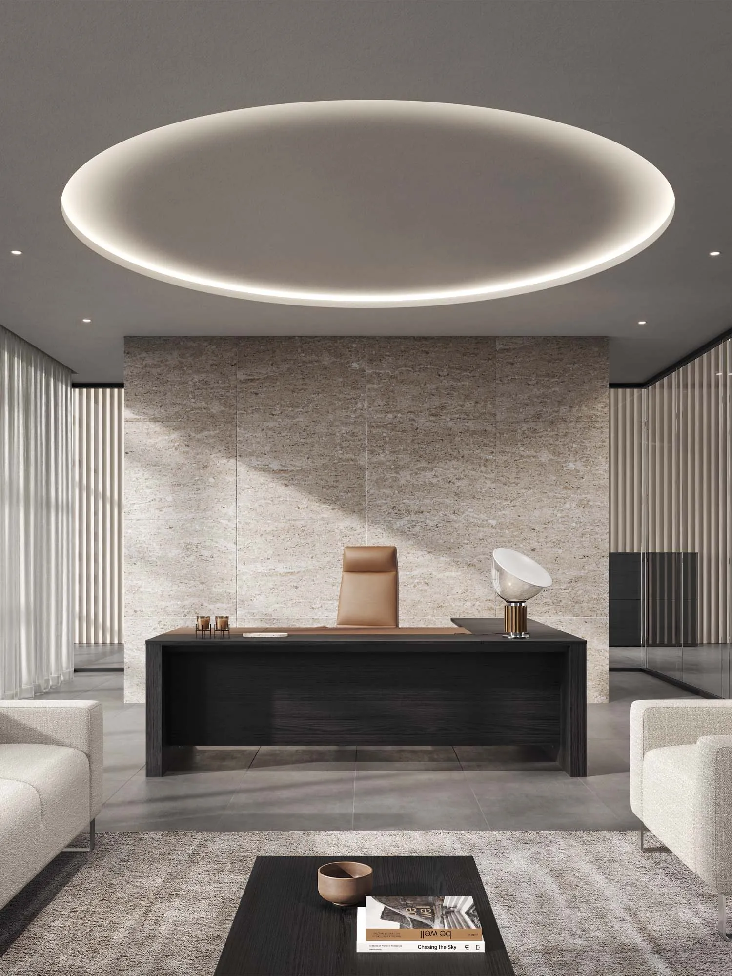Large Executive Desk for Luxury and Prestigious Offices - Ono