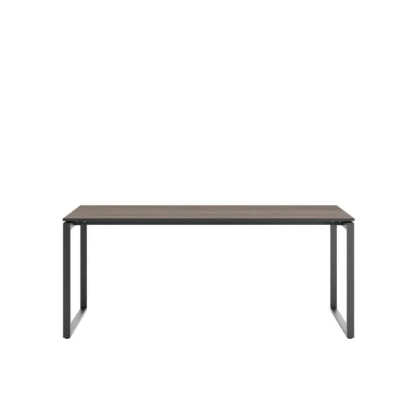 White Office Desk available in black and aluminum colors - Pop