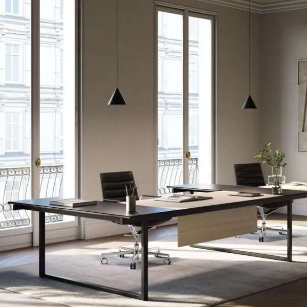 Office Desk with Drawers and Cable Duct - Be.1