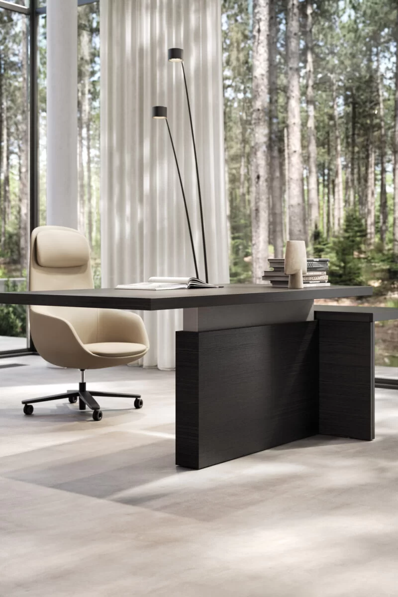 Modern office desks and tables: design solutions for every professional environment