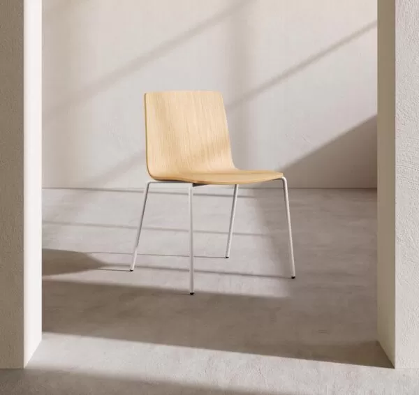 Wood Stackable Chairs also with Writing Tablet - Yo