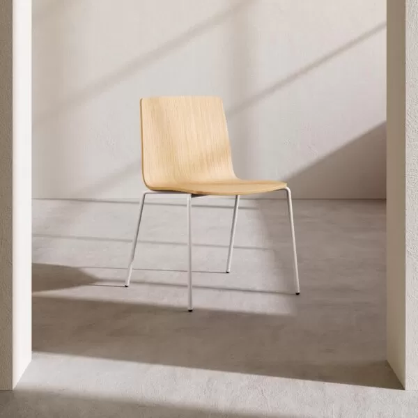 Wood Stackable Chairs also with Writing Tablet - Yo