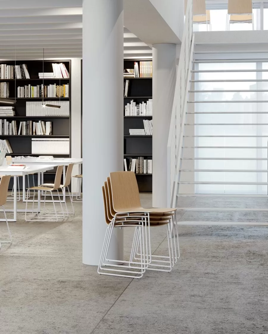 Stackable Wood Chairs also with Removable Writing Tablet. Perfect for Classroom, Conference Room, Auditorium and Office.