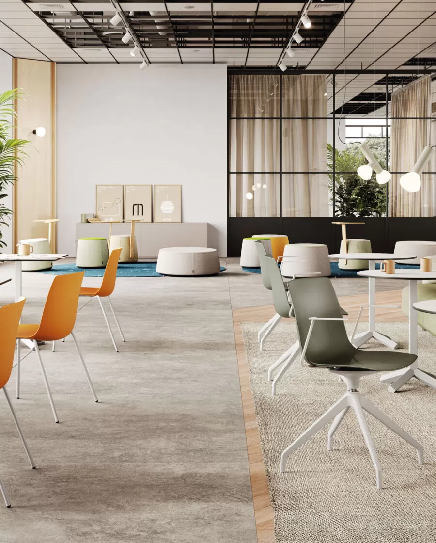 Polypropylene Office Chair. In various colours and versions - Yo