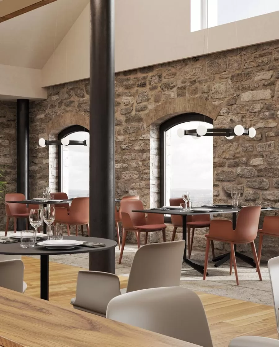 Upholstered Chairs for Office, Restaurant, and Bar - Fior di Loto