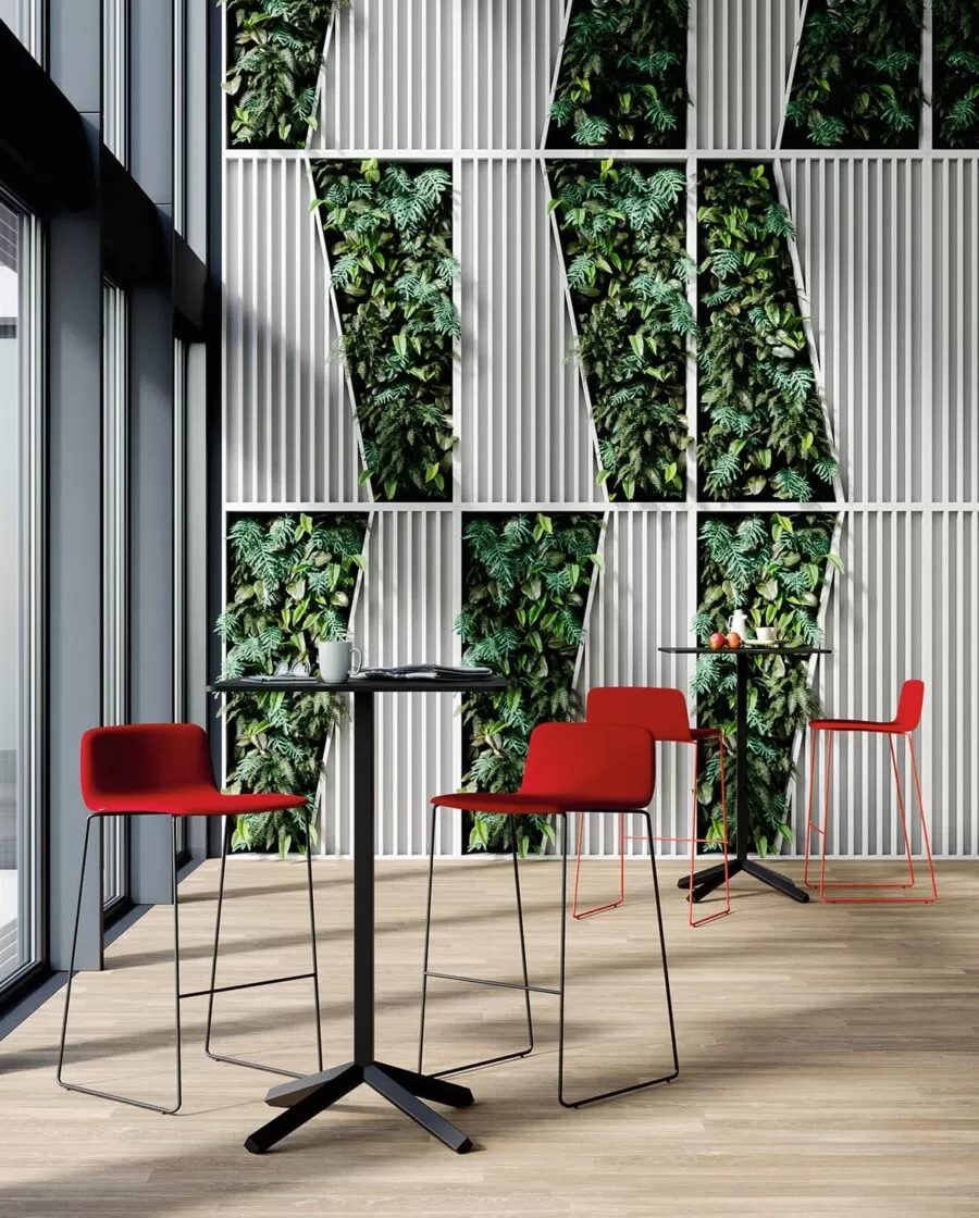 Restaurant Tables. Square and Round Design Tables - Flamingo