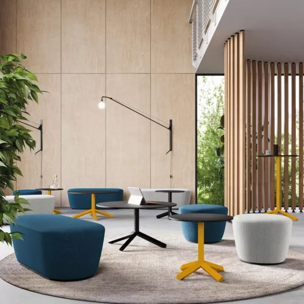 Restaurant Tables. Square and Round Design Tables - Flamingo