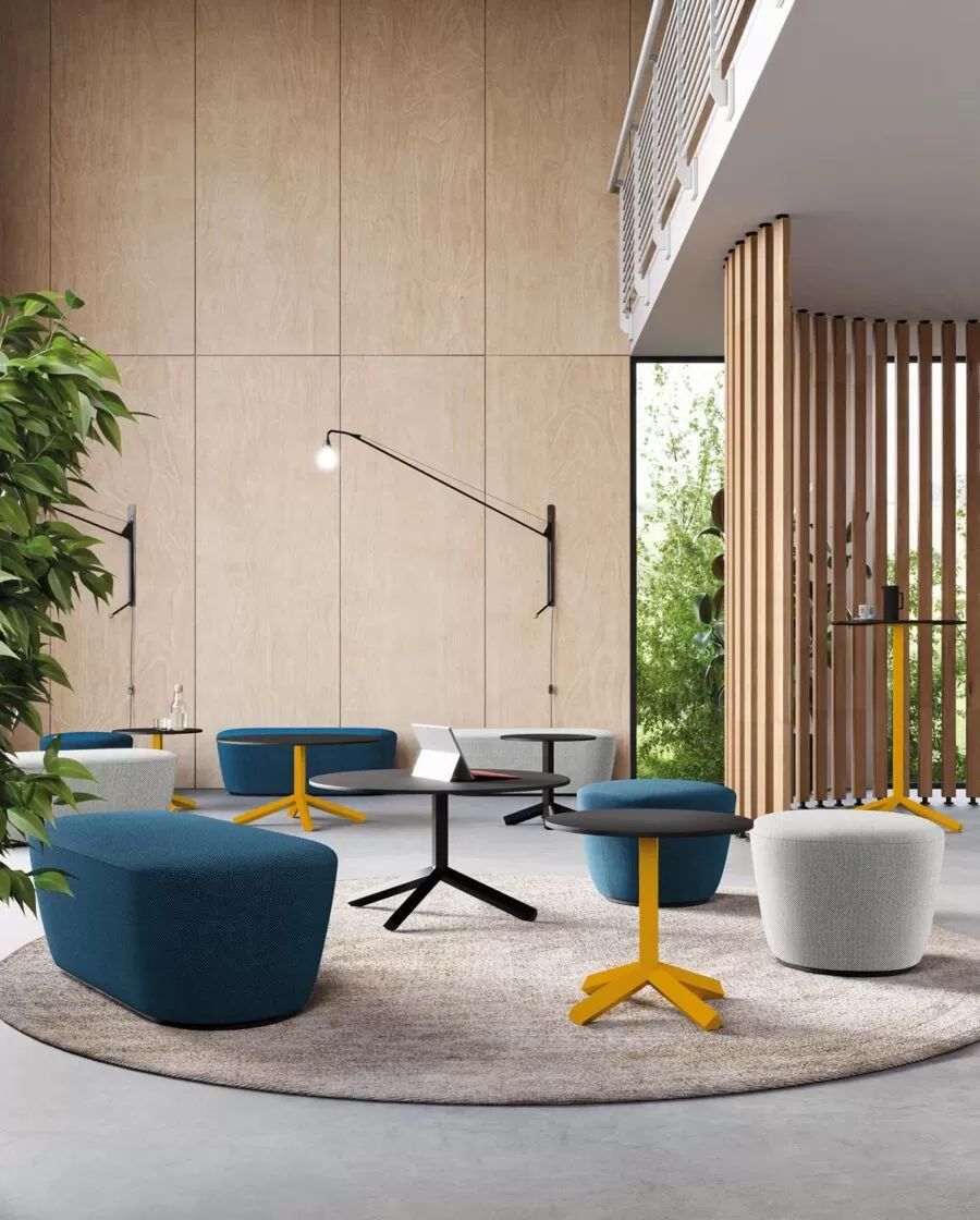Restaurant Tables. Square and Round Design Tables - Flamingo