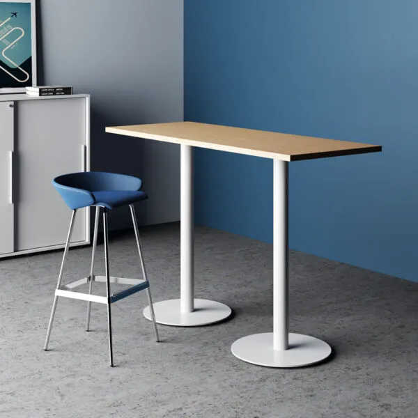 Office High Table Round and Square. Table for Stools - Pop
