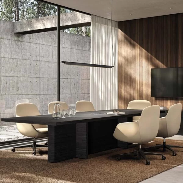 Office Meeting Table Design by Stefano Boeri Interiors