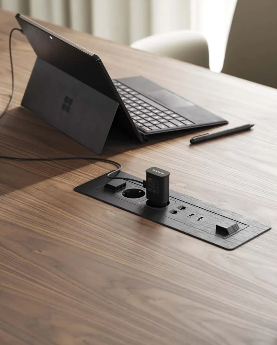Meeting Tables for Office in Glass and Wood - Dr
