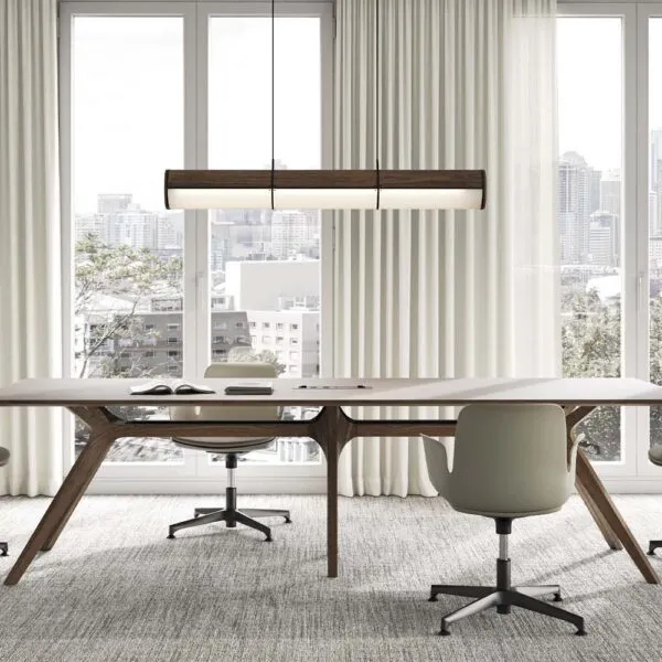 Meeting Tables for Office in Glass and Wood - Dr