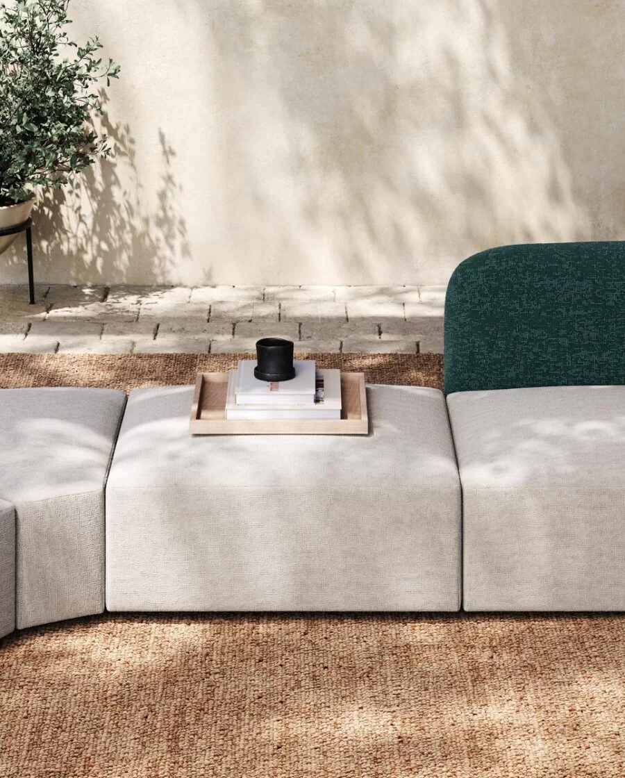 Alplus Lounge is a collection of Luxury Outdoor Sofas, ideal for outdoor lounge areas in bars, restaurants, hotels and companies.
