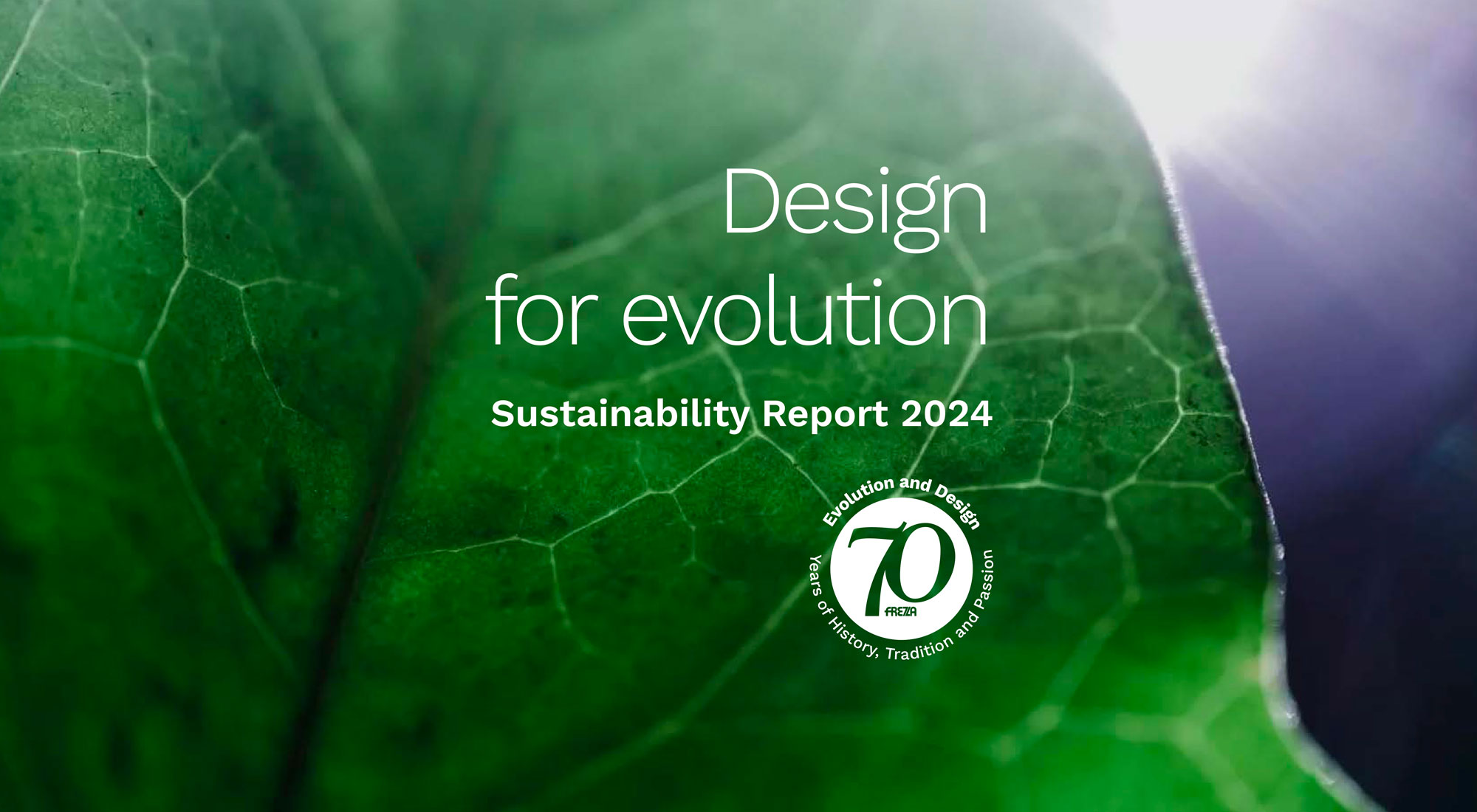 Frezza Design for Evolution 70 Years of Sustainable Innovation